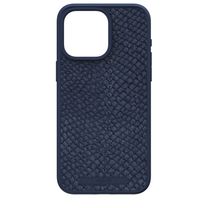 Чохол Njord Salmon Leather MagSafe Case Petrol Blue for iPhone 15 Pro Max (NA54SL01)