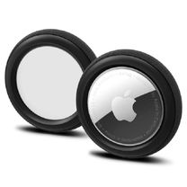Чохол Spigen для Apple AirTag — Silicon Fit (2ш), силіконовий чорний (AHP03070)