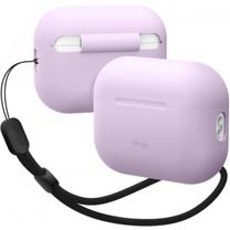 Чехол Elago Silicone Basic Case with Nylon Lanyard Lavender for Airpods Pro 2nd Gen (EAPP2SC-BA+ROSTR-LV)