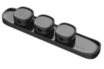 Держатель кабелей Baseus Peas Cable Clip Black (ACWDJ-01)