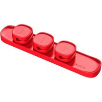 Держатель кабелей Baseus Peas Cable Clip Red (ACWDJ-09)