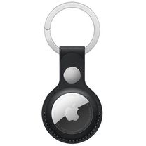 AirTag Leather Key Ring, Midnight