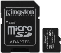 Карта пам'яті Kingston microSDHC Canvas Select Plus 32GB Class 10 UHS-1 А1 з адаптером (SDCS2/32GB)