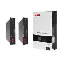 Комплект сохранения энергии Инвертор MUST PV19-6048 EXP (MPPT) CAN-шина з ВМS + 2 шт Аккумуляторная батарея для ИБП Dyness B4850 48 В, 50 Ач 2.4 кВт/ч