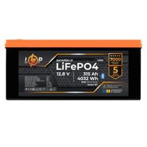 Аккумулятор LogicPower LiFePO4 12,8V - 315 Ah (4032Wh) (BMS 200A/100А) пластик Smart BT (41260)