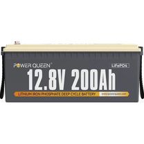Акумуляторна батарея LiFePO4 Power Queen 12.8 V 200Ah, 2840Wh, BMS 150A, 522*240*218 мм