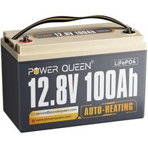 Акумуляторна батарея LiFePO4 Power Queen 12.8V 100Ah H190, 1280Wh, BMS 100A, 329*172*214 мм