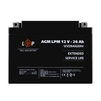 Акумулятор LogicPower AGM LPM 12V - 26 Ah (42191)