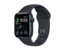 Apple Watch SE 2 GPS 40mm Midnight Aluminum Case w. Midnight S. Band - M/L (MNT83)