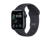 Apple Watch SE 2 GPS 44mm Midnight Aluminum Case w. Midnight S. Band - S/M (MNTF3)