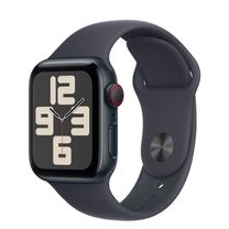 Apple Watch SE 2 2024 GPS + Cellular 40 mm Midnight Aluminum Case with Midnight Sport Band S/M (MXFR3, MXGC3)