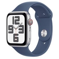 Apple Watch SE 2 2024 GPS + Cellular 44mm Silver Aluminum Case with Denim Sport Band - S/M (MXG43, MXGP3) Apple Watch SE 2 2024 GPS + Cellular 44mm Silver Aluminum Case with Denim Sport Band - S/M (MXG43, MXGP3)