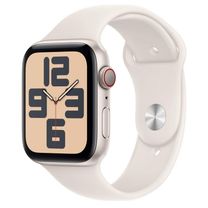 Apple Watch SE 2 2024 GPS + Cellular 44mm Starlight Aluminum Case with Starlight Sport Band - M/L (MXG83, MXGU3)