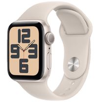 Apple Watch SE 2 GPS 40mm Starlight Aluminium Case w. Starlight Sport Band - S/M (MXEF3) Open Box