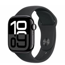Вживаний Apple Watch Series 10 GPS 42mm Jet Black Alu. Case w. Black Sport Band - S/M (MWWE3)