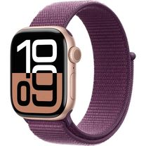 Смарт-годинник Apple Watch Series 10 GPS 42mm Rose Gold Aluminum Case w. Plum Sport Loop (MWWK3) Смарт-годинник Apple Watch Series 10 GPS 42mm Rose Gold Aluminum Case w. Plum Sport Loop (MWWK3)