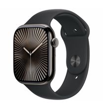 Смарт-часы Apple Watch Series 10 GPS + Cellular 46mm Slate Titanium Case w. Black Sport Band - S/M (MWYD3)