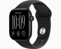 Смарт-часы Apple Watch Series 12 GPS 42mm Black Aluminum Case with Black Sport Band M/L (MJEC4)
