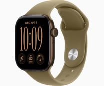 Смарт-часы Apple Watch Series 12 GPS 42mm Dark Bronze Aluminum Case with Olive Sport Band S/M (MJEF4)