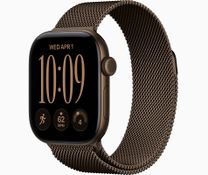 Смарт-часы Apple Watch Series 12 GPS 42mm Dark Bronze Aluminum Case with Dark Bronze Milanese Loop (MKDC4)