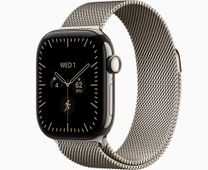Смарт-часы Apple Watch Series 12 GPS + Cellular 46mm Natural Titanium Case with Natural Milanese L. S/M (MJGP4)