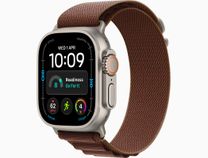 Смарт-годинник Apple Watch Ultra 4 Natural Titanium Case with Burgundy Alpine Loop - Small (MJCR4+MK7D4)