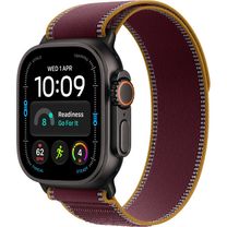 Смарт-часы Apple Watch Ultra 4 Black Titanium Case with Burgundy Trail Loop - S/M (MJC34)