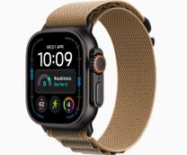 Смарт-годинник Apple Watch Ultra 4 Black Titanium Case with Dark Olive Alpine Loop - Small (MJCT4+MKDW4)