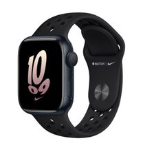 Смарт-часы Apple Watch Nike Series 8 GPS 41mm Midnight Aluminum Case w. Black/Black Nike S. Band (MPGN3)