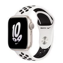 Смарт-часы Apple Watch Nike Series 8 GPS 45mm Starlight Aluminum Case w. Summit White/Black Nike S. Band (MPH13)