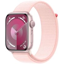 Apple Watch Series 9 GPS 45mm Pink Aluminum Case w. Light Pink S. Loop (MR9J3)