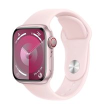 Вживаний Apple Watch Series 9 GPS + Cellular 41mm Pink Alu. Case w. Light Pink Sport Band - S/M (MRHY3)