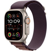 Apple Watch Ultra 2 GPS + Cellular 49mm Titanium Case with Indigo Alpine Loop - Large (MREW3)