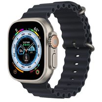 Вживаний Apple Watch Ultra GPS + Cellular 49mm Titanium Case with Midnight Ocean Band (MQET3/MQFK3)