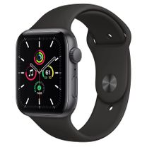 Вживаний Apple Watch SE GPS 44mm Space Gray Aluminum Case with Black Sport Band (MYDT2)