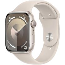 Apple Watch Series 9 GPS 45mm Starlight Aluminum Case w. Starlight Sport Band - S/M (MR963) Вживаний