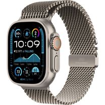 Apple Watch Ultra 2 2024 GPS + Cellular 49mm Natural Titanium Case with Natural Titanium Milanese Loop - Medium (MX5R3)