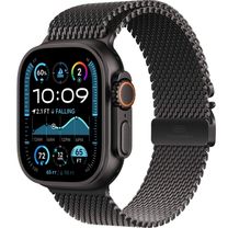 Б/У Apple Watch Ultra 2 2024 GPS + Cellular 49mm Black Titanium Case with Black Titanium Milanese Loop - Large (MYTC3)