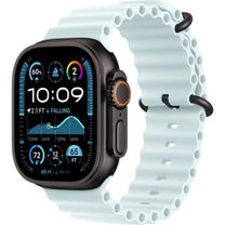 Apple Watch Ultra 2 2024 GPS + Cellular 49mm Black Titanium Case with Ice Blue Ocean Band (MYTC3+MYP83)