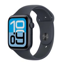 Apple Watch SE 3 GPS 44mm Midnight Aluminum Case with Midnight Sport Band - M/L (MEHQ4)