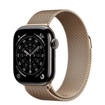 Apple Watch Series 11 GPS + Cellular 42mm Slate Titanium Case with Gold Milanese Loop (MF9K4+MGJ04) Apple Watch Series 11 GPS + Cellular 42mm Slate Titanium Case with Gold Milanese Loop (MF9K4+MGJ04)