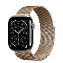 Apple Watch Series 11 GPS + Cellular 46mm Natural Titanium Case with Gold Milanese Loop - M/L (MFAY4+MGJ54) Apple Watch Series 11 GPS + Cellular 46mm Natural Titanium Case with Gold Milanese Loop - M/L (MFAY4+MGJ54)