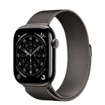 Apple Watch Series 11 GPS + Cellular 46mm Slate Titanium Case with Slate Milanese Loop - M/L (MFD44)