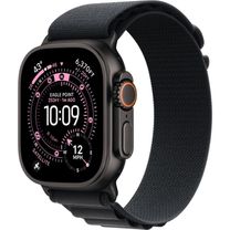 Apple Watch Ultra 3 GPS + Cellular 49mm Black Titanium Case with Black Alpine Loop - Medium (MF0V4)