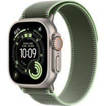 Apple Watch Ultra 3 GPS + Cellular 49mm Natural Titanium Case with Green/Neon Trail Loop - M/L (MF1V4+MFT54)