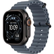 Apple Watch Ultra 3 GPS + Cellular 49mm Black Titanium Case with Anchor Blue Ocean Band (MF254+MGCJ4)