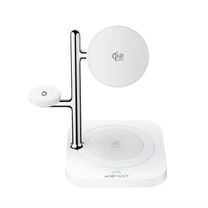 Беспроводное зарядное устройство Acefast E39 desktop 4-in-1 wireless charging holder White