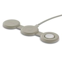 Беспроводное зарядное устройство Satechi OntheGo 3-in-1 Wireless Charger Sand (ST-QTG31W)