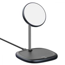 Безпроводное зарядное устройство Baseus Swan 2-in-1 Wireless Magnetic Charging Bracket 20W+USB For type-C 3A 1m Black Безпроводное зарядное устройство Baseus Swan 2-in-1 Wireless Magnetic Charging Bracket 20W+USB For type-C 3A 1m Black