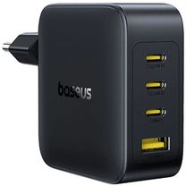 Мережевий зарядний пристрій Baseus EnerFill FH11 GaN 140W (3 Type-C+USB) (black) (E0121J00)